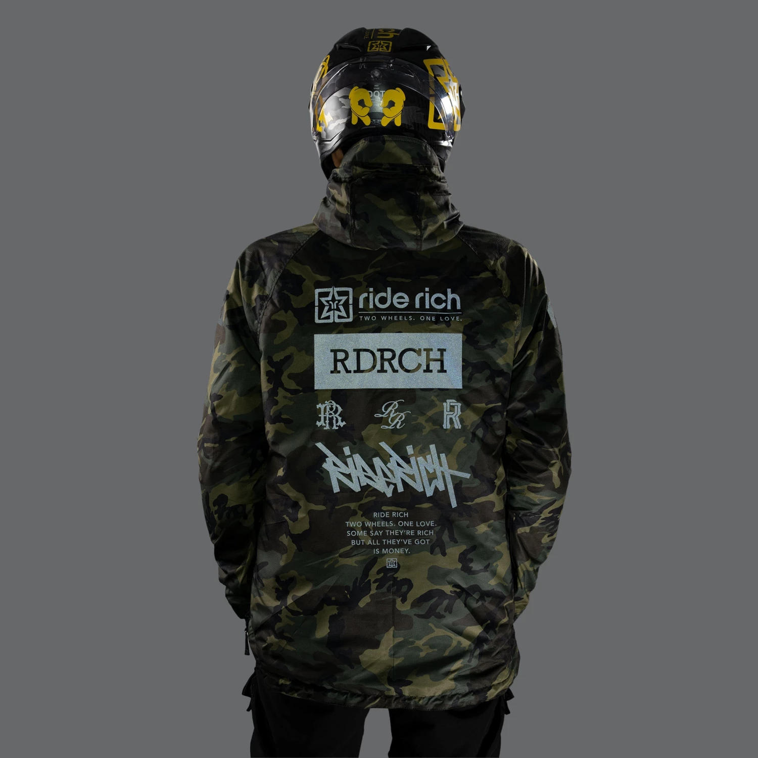 Ride Rich Armoured Collection Concord™ Armoured Anorak Jacket {RR GP/Woodland Camo} 12 Ride Rich Armoured Collection Concord™ Armoured Anorak Jacket {RR GP/Woodland Camo}