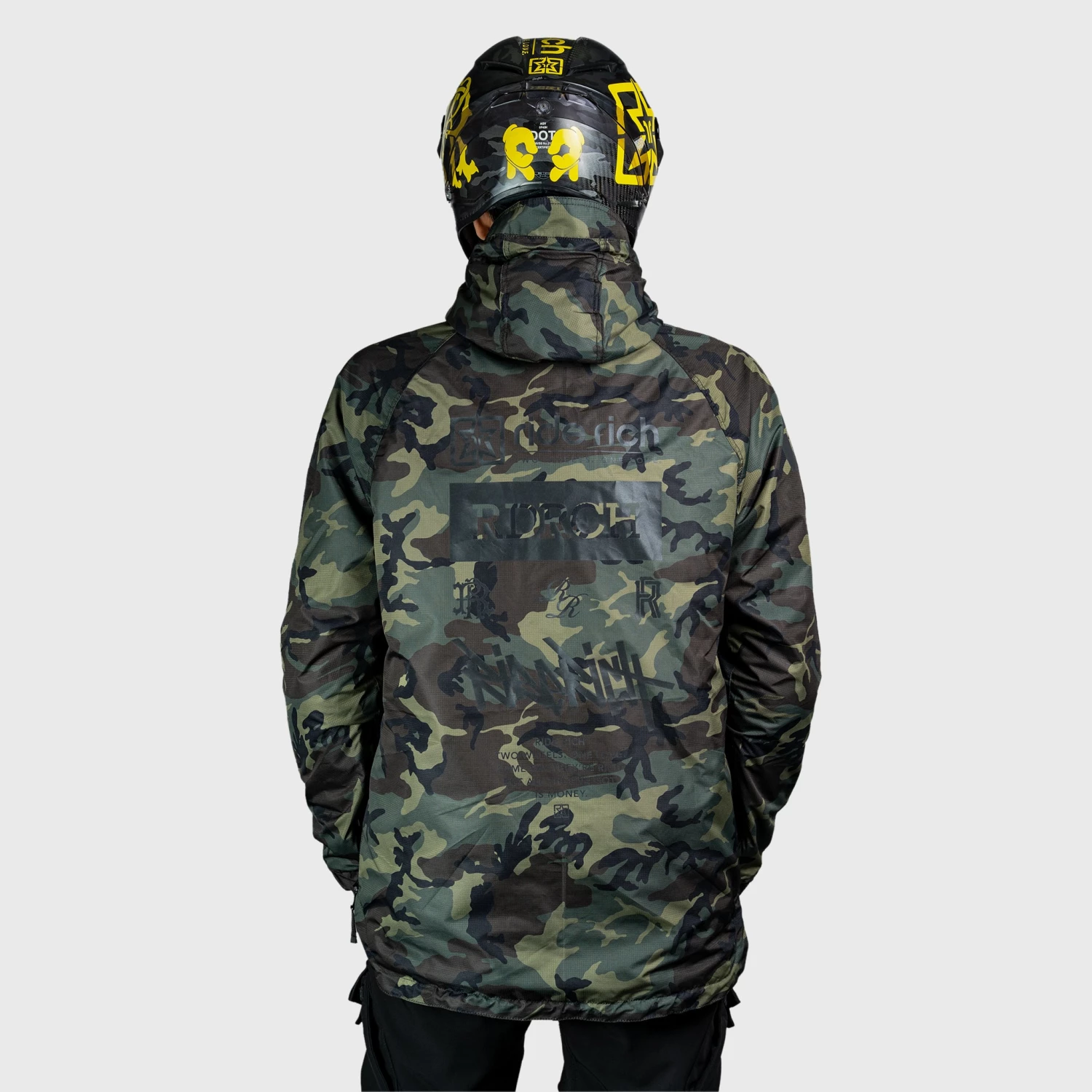 Ride Rich Armoured Collection Concord™ Armoured Anorak Jacket {RR GP/Woodland Camo} 11 Ride Rich Armoured Collection Concord™ Armoured Anorak Jacket {RR GP/Woodland Camo}