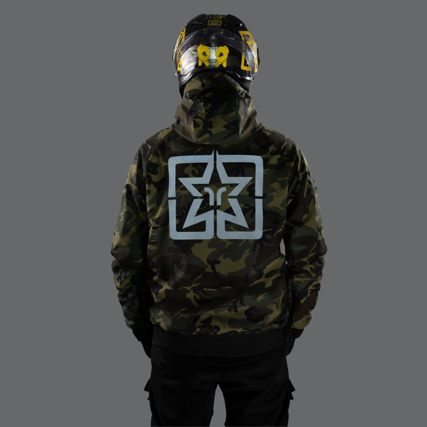 Ride Rich Regency™ Armoured Softshell Hooded Jacket {Squad/Woodland Camo} 10 Ride Rich Regency™ Armoured Softshell Hooded Jacket {Squad/Woodland Camo}