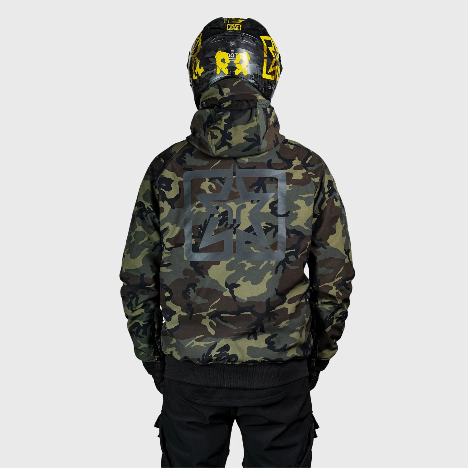 Ride Rich Regency™ Armoured Softshell Hooded Jacket {Squad/Woodland Camo} 9 Ride Rich Regency™ Armoured Softshell Hooded Jacket {Squad/Woodland Camo}