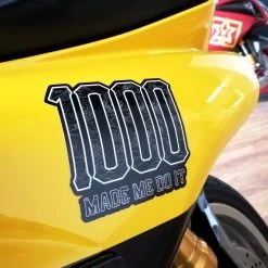 Ride Rich 1000 Made Me Do It Vinyl Sticker