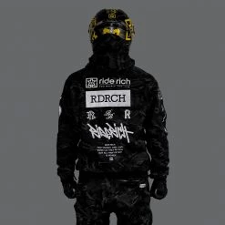 Ride Rich Regency™ Armoured Softshell Hooded Jacket {RR GP/Camo} Armoured Collection