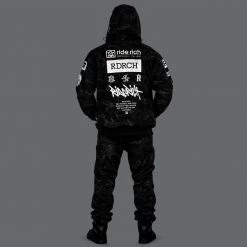 Ride Rich Regency™ Armoured Softshell Hooded Jacket {RR GP/Camo} Armoured Collection