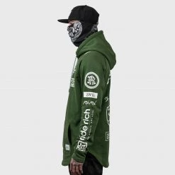 Ride Rich Branded V2 Scoop Pullover Hoodie {Military Green} Premium Collection 12 Ride Rich Branded V2 Scoop Pullover Hoodie {Military Green} Premium Collection