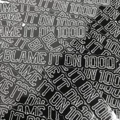 Ride Rich Blame It On 1000 Vinyl Sticker {Strip} Vinyl Decals & Stickers