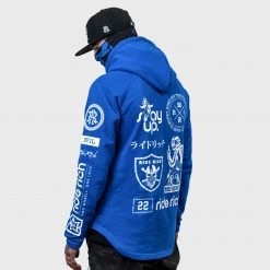Ride Rich Branded V2 Scoop Pullover Hoodie {Blue} Premium Collection 13 Ride Rich Branded V2 Scoop Pullover Hoodie {Blue} Premium Collection