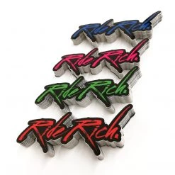 Ride Rich Brushed Vinyl Sticker {Medium} Vinyl Decals & Stickers