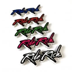 Ride Rich Brushed Vinyl Sticker {Medium} Vinyl Decals & Stickers