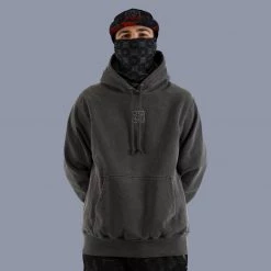 Ride Rich New Arrivals Emblem Embroidered Pullover Hoodie {Charcoal}