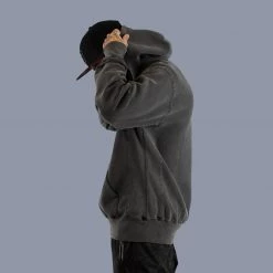 Ride Rich New Arrivals Emblem Embroidered Pullover Hoodie {Charcoal}