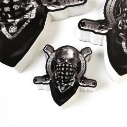 Ride Rich Vinyl Decals & Stickers Chrome & Bones Vinyl Sticker {Small}