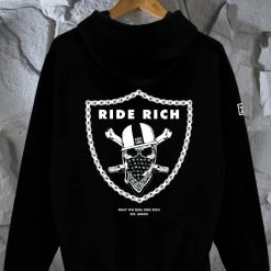 Ride Rich Crest Pullover Hoodie