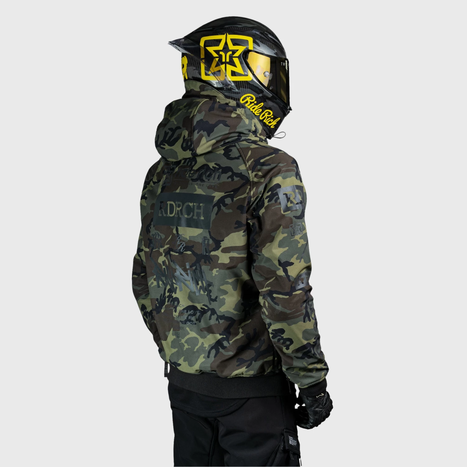 Ride Rich Regency™ Armoured Softshell Hooded Jacket {RR GP/Woodland Camo} New Arrivals 9 Ride Rich Regency™ Armoured Softshell Hooded Jacket {RR GP/Woodland Camo} New Arrivals