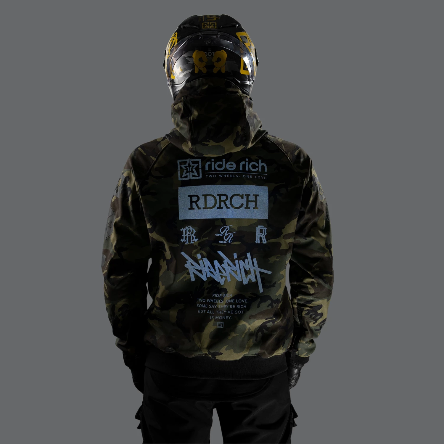 Ride Rich Regency™ Armoured Softshell Hooded Jacket {RR GP/Woodland Camo} New Arrivals 12 Ride Rich Regency™ Armoured Softshell Hooded Jacket {RR GP/Woodland Camo} New Arrivals