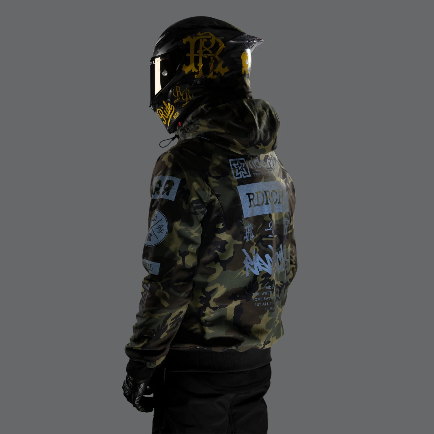 Ride Rich Regency™ Armoured Softshell Hooded Jacket {RR GP/Woodland Camo} New Arrivals 14 Ride Rich Regency™ Armoured Softshell Hooded Jacket {RR GP/Woodland Camo} New Arrivals