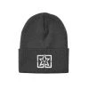 Ride Rich Emblem Knit Beanie {Grey} 2 Ride Rich Emblem Knit Beanie {Grey}
