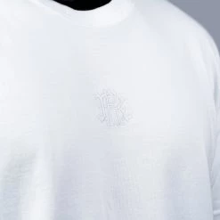 Ride Rich New Arrivals Filigree Embroidered Tee {White}