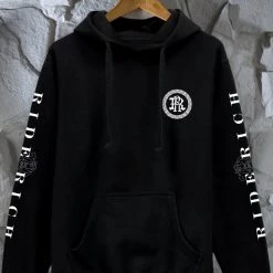 Ride Rich RR Filigree & Chains Pullover Hoodie Hoodies/Sweatshirts