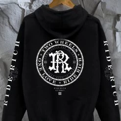 Ride Rich RR Filigree & Chains Pullover Hoodie Hoodies/Sweatshirts