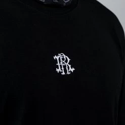 Ride Rich Filigree Embroidered Tee {Black} New Arrivals