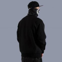 Ride Rich New Arrivals Filigree Embroidered Crew Neck Sweatshirt {Black}