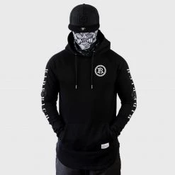 Ride Rich Premium Collection RR Filigree & Chains Scoop Pullover Hoodie