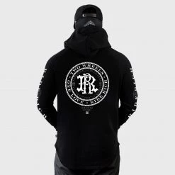 Ride Rich Premium Collection RR Filigree & Chains Scoop Pullover Hoodie