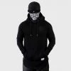 Ride Rich RR Filigree & Chains Scoop Pullover Hoodie {Black On Black} Premium Collection