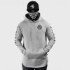 Ride Rich RR Filigree & Chains Scoop Pullover Hoodie {Heather Grey}