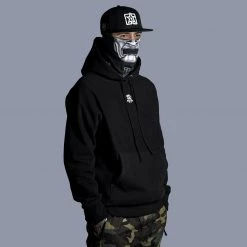 Ride Rich Filigree Embroidered Pullover Hoodie {Black}