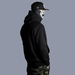 Ride Rich Filigree Embroidered Pullover Hoodie {Black}