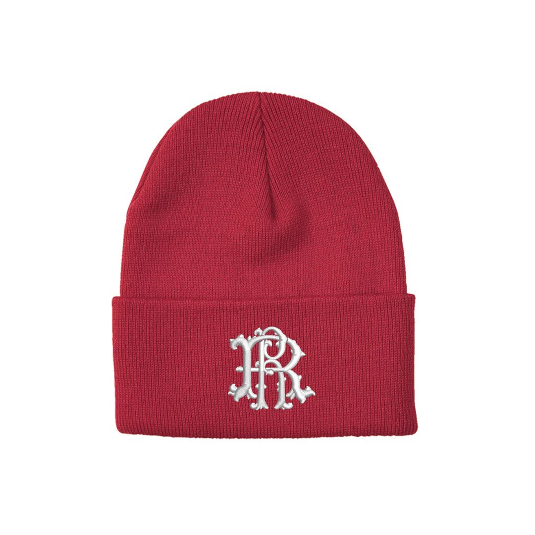 Accessories Ride Rich Filigree Knit Beanie {Red} 3 Accessories Ride Rich Filigree Knit Beanie {Red}