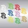 Ride Rich RR Filigree Motif Vinyl Decal Vinyl Decals & Stickers