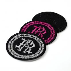 Ride Rich RR Filigree & Chains Embroidered Patch Accessories