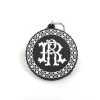 Ride Rich RR Filigree & Chains Keychain