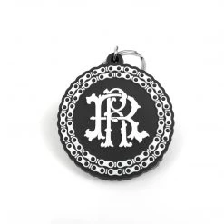 Ride Rich RR Filigree & Chains Keychain