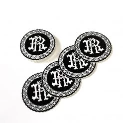 Ride Rich RR Filigree & Chains Vinyl Sticker {Small} Vinyl Decals & Stickers