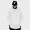 Ride Rich RR GP Scoop Pullover Hoodie {Gold On White}