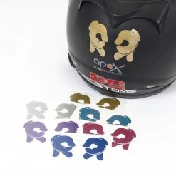 Ride Rich Rep Life On Two Glitter Vinyl Decal