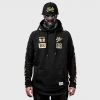 Ride Rich Premium Collection Branded V2 Scoop Pullover Hoodie {Gold On Black}