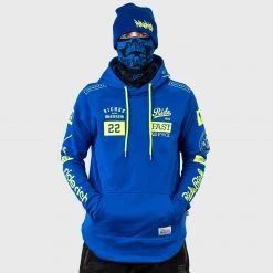 Ride Rich RR GP Scoop Pullover Hoodie {Blue}