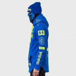 Ride Rich RR GP Scoop Pullover Hoodie {Blue}