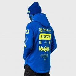 Ride Rich RR GP Scoop Pullover Hoodie {Blue}