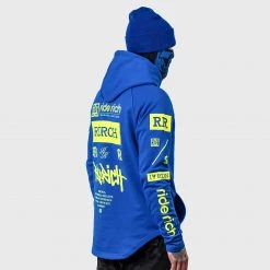 Ride Rich RR GP Scoop Pullover Hoodie {Blue}