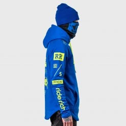 Ride Rich RR GP Scoop Pullover Hoodie {Blue}