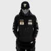 Ride Rich RR GP Scoop Pullover Hoodie {Gold On Black} Premium Collection