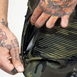 Ride Rich New Arrivals Unit 16™ Armoured Softshell Cargo Joggers {Woodland Camo}