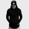 Premium Collection Ride Rich Emblem Scoop Pullover Hoodie {Black On Black}