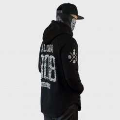 Ride Rich Home Grown 808 Edition Scoop Pullover Hoodie {Black}