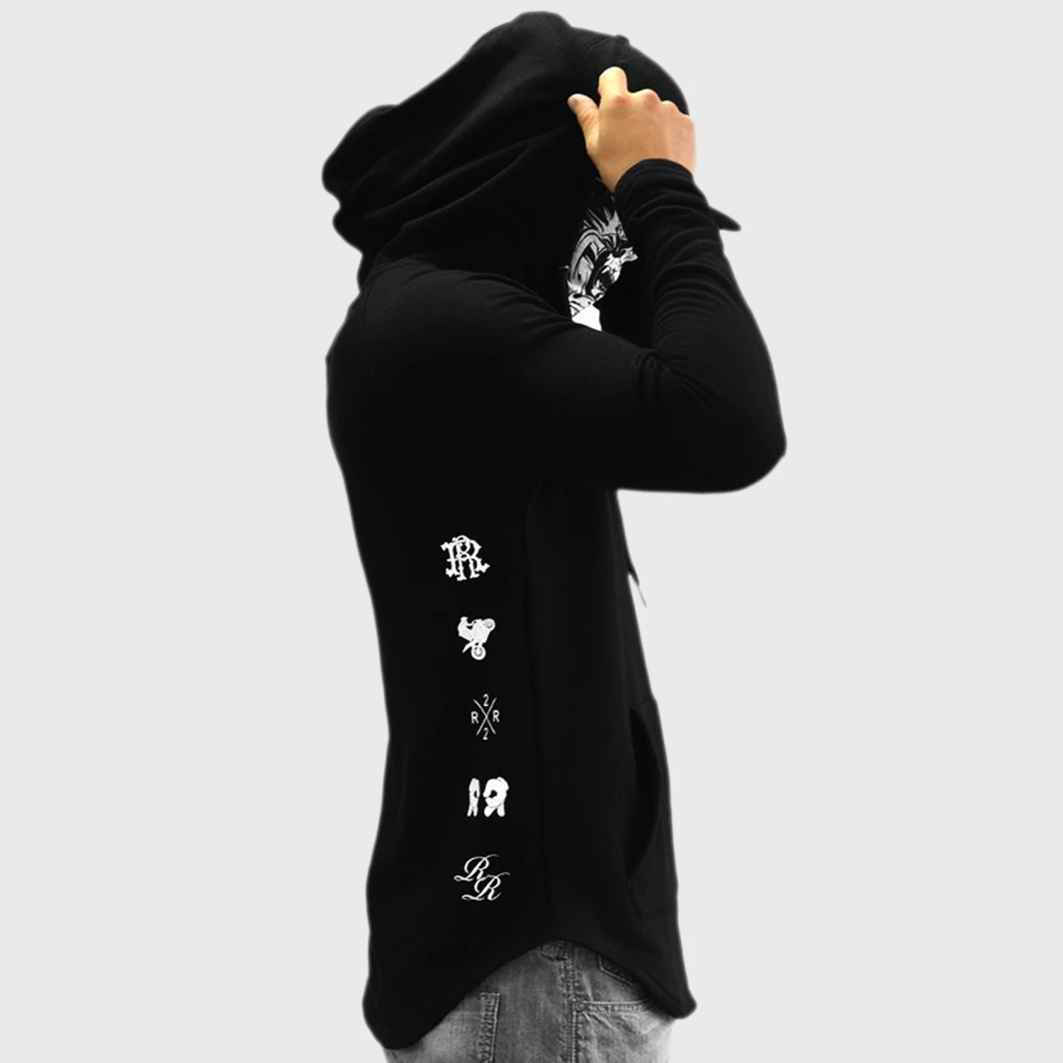 Ride Rich RR Tag Scoop Pullover Hoodie 5 Ride Rich RR Tag Scoop Pullover Hoodie